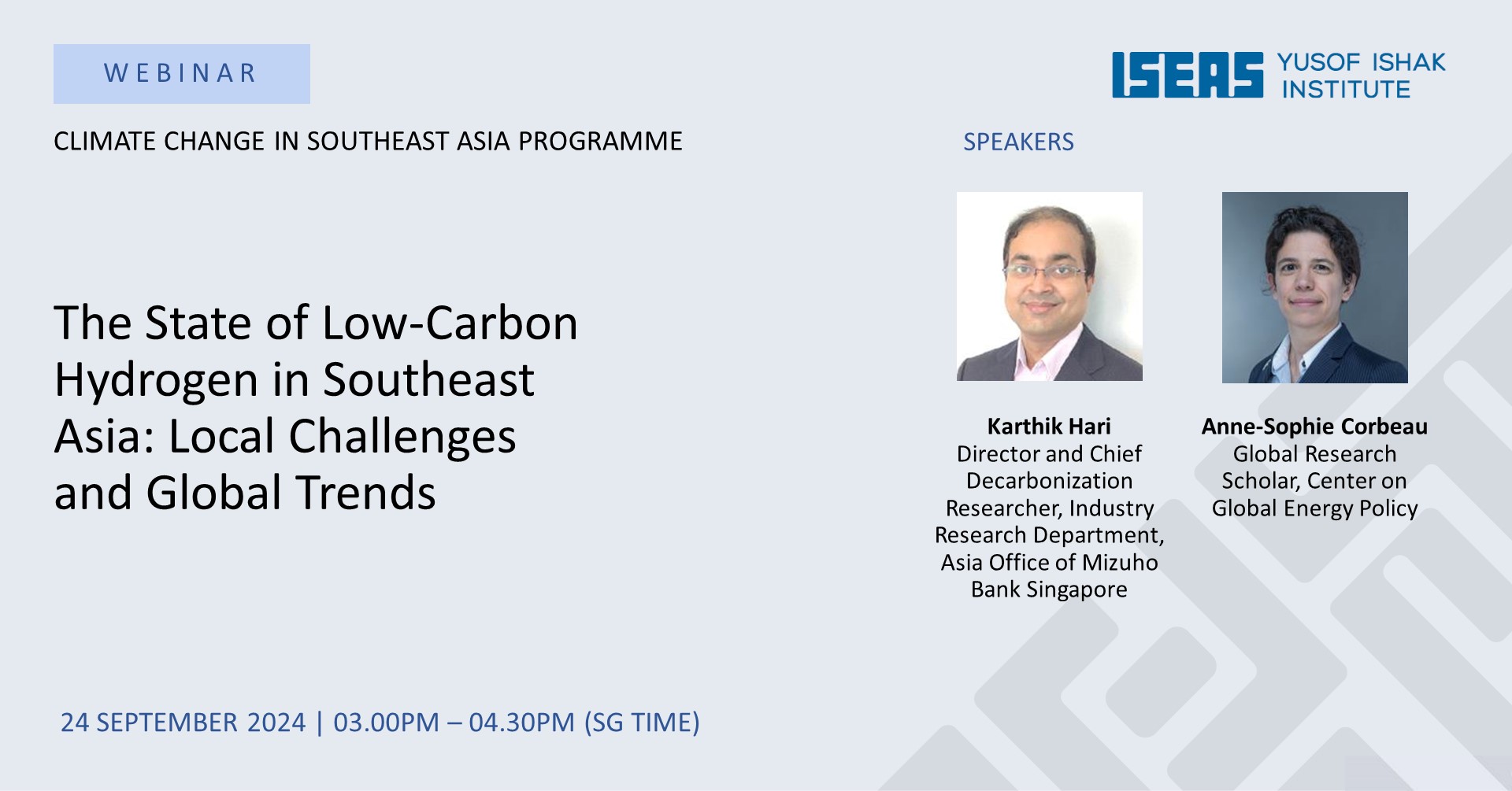 Decarbonising Southeast Asia: Challenges and Opportunities in Low-Carbon Hydrogen Development